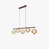 Medieval style glass restaurant chandelier