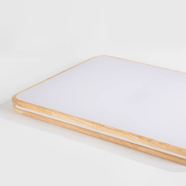 Solid wood LED ceiling light