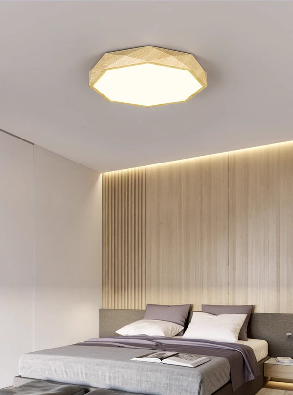Simple geometric ceiling lamp