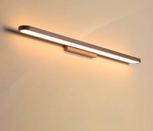 Applique murale simple à LED en aluminium avec miroir