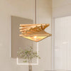 Modern personality solid wood chandelier