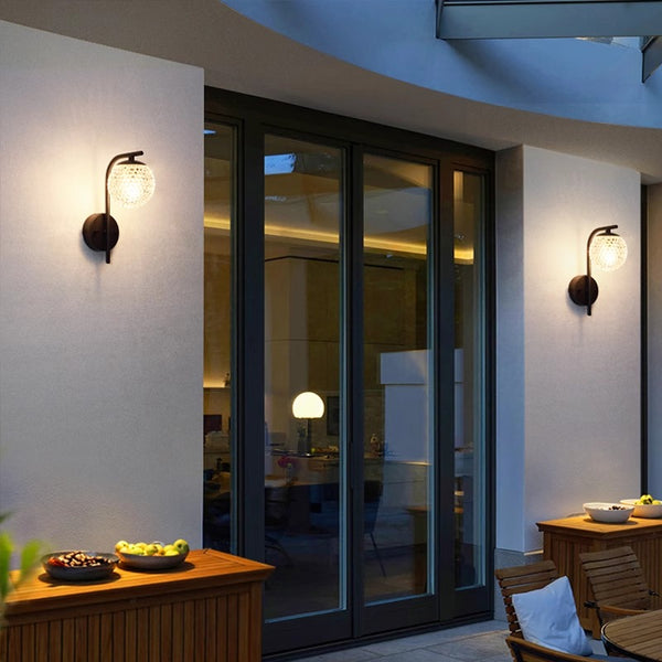 Outdoor courtyard walkway waterproof wall light