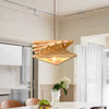 Modern personality solid wood chandelier