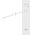 Minimalist long strip ceiling light