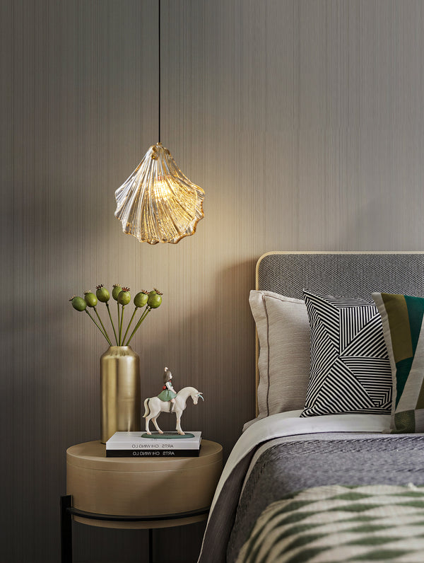 Muschelglas-Kronleuchter