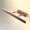 Coffee color retractable mirror front wall lamp