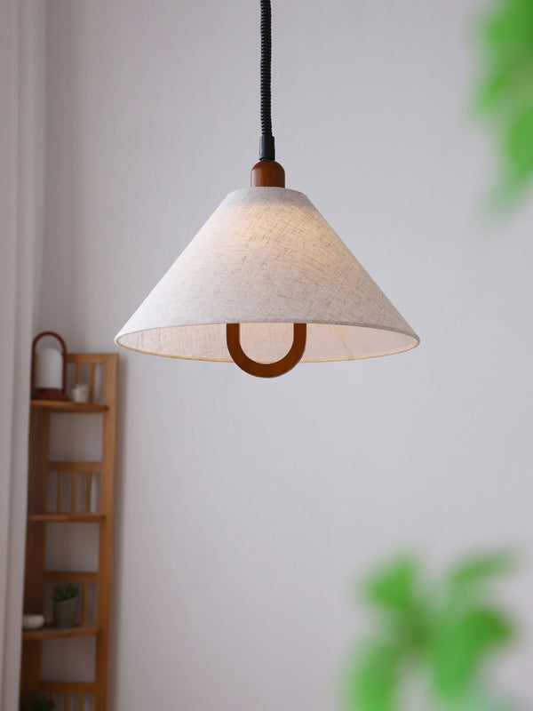 Lustre de restaurant rétractable de style Wabi-sabi