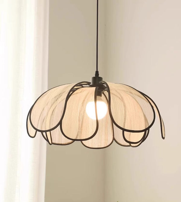 Vintage French Petal Chandelier