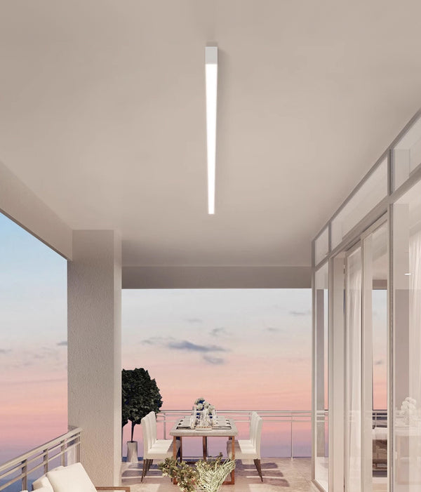 Minimalist long ceiling light