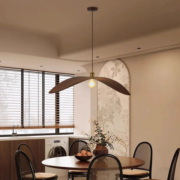 Suspension de salle à manger de style wabi-sabi