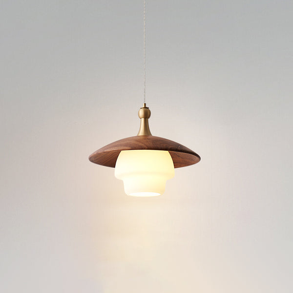Lustre en noyer Maillard