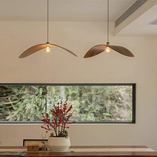 Suspension de salle à manger de style wabi-sabi