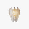 French cream style glass wall lamp