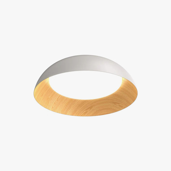 Nordische kreative Deckenlampe mit Holzmaserung