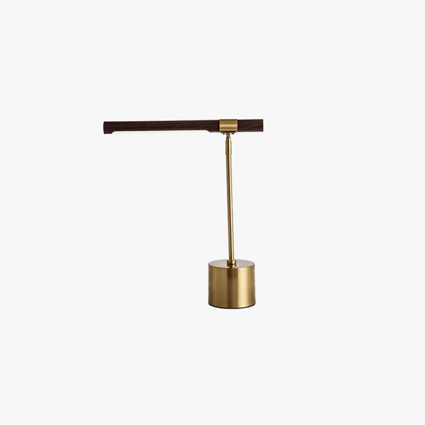 Creative personality wood grain bedside desk lamp