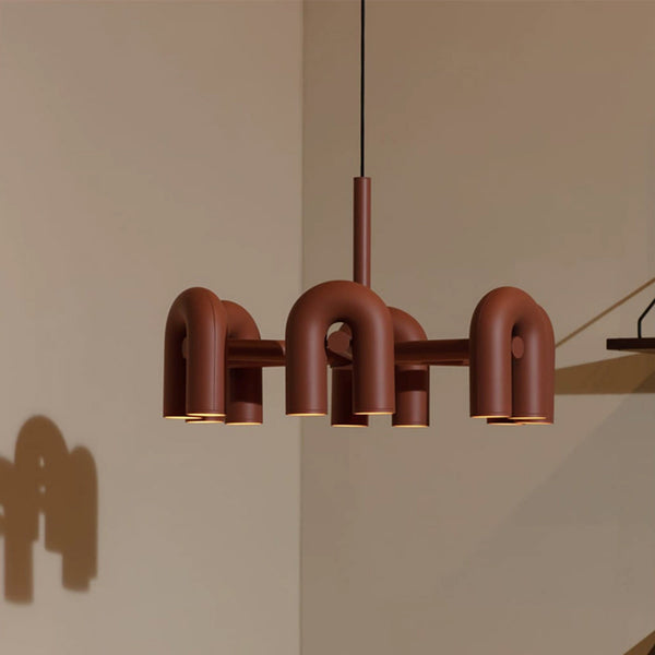 Creative U-shaped chandelier