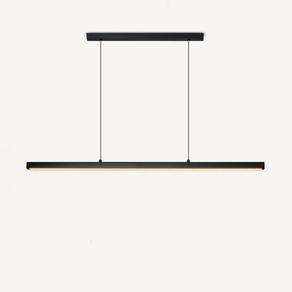 Lustre de restaurant à longue bande