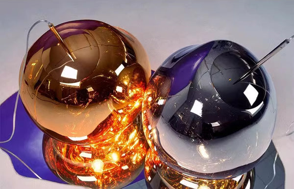 Kronleuchter aus vulkanischer Lava