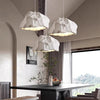 Wabi-sabi style creative cloud chandelier