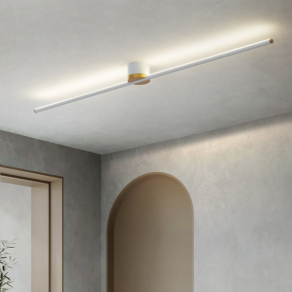 Minimalist long strip ceiling light