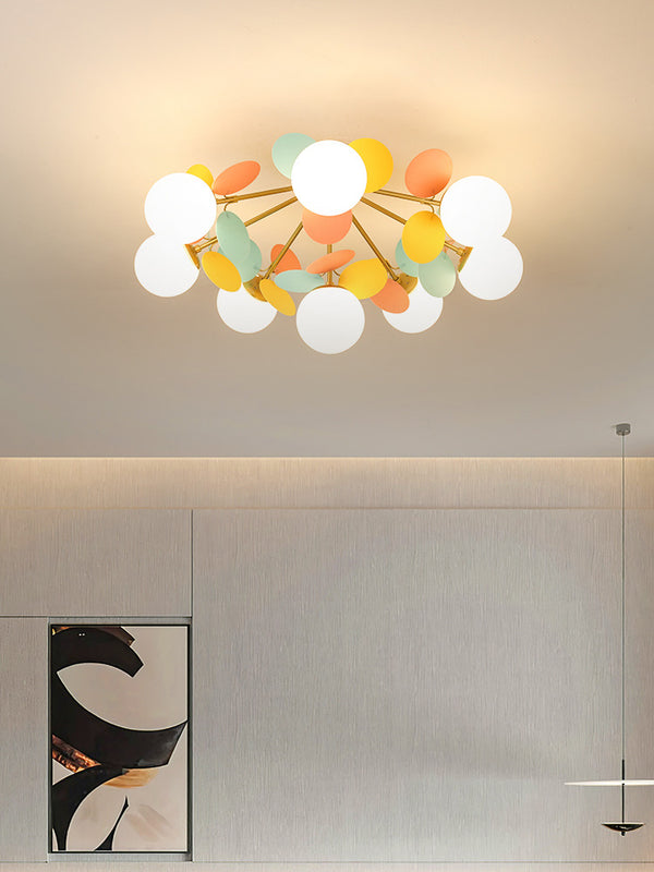 Lustre créatif Macaron pour chambre d'enfant