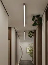 Lange Deckenlampe im japanischen Stil