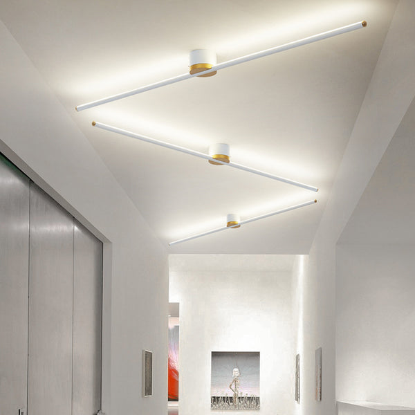 Minimalist long strip ceiling light