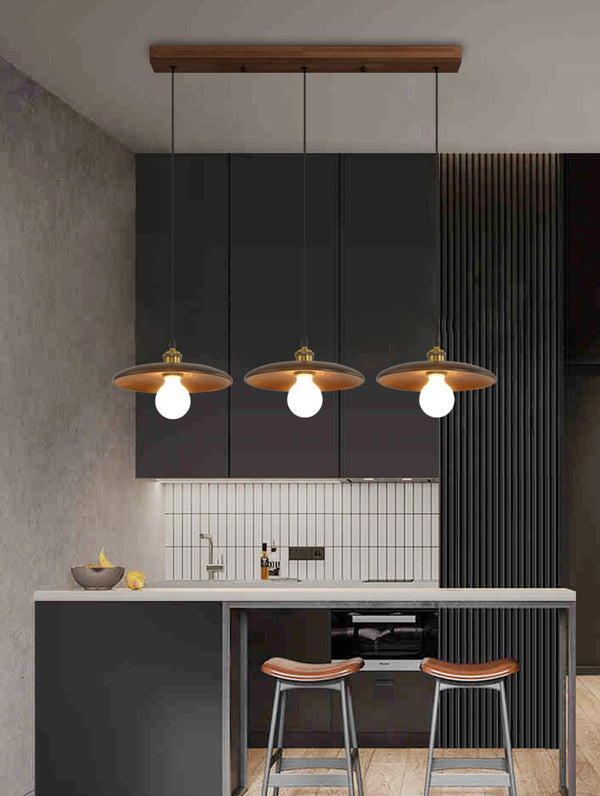 Wabi-sabi style Japanese restaurant chandelier