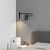 All copper swing arm wall lamp