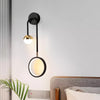 Applique murale LED minimaliste à double tête pour chambre à coucher