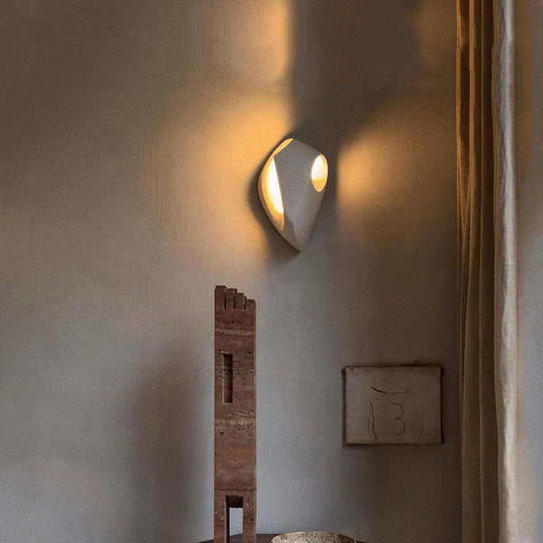 Wabi-sabi style wall lamp