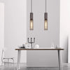 Lustre rétro à tête unique en ciment