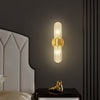 All copper light luxury glass wall lamp