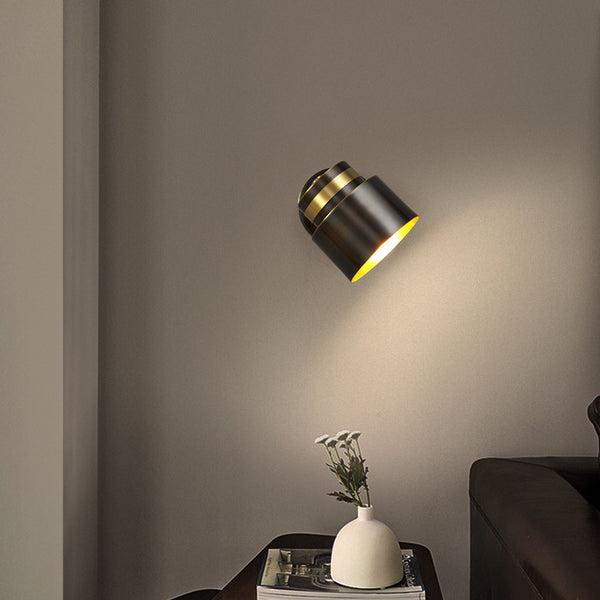 Lampe de chevet murale rotative pour chambre à coucher