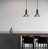 Lustre rétro à tête unique en ciment