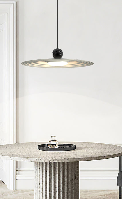 Threaded UFO Chandelier