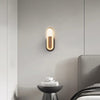 Creative all-copper bedside wall lamp
