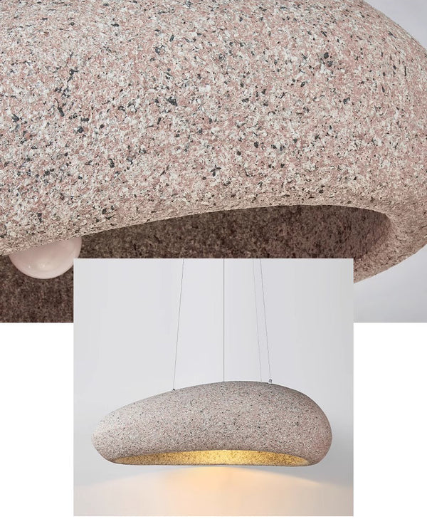 Kreativer Kronleuchter im Wabi-Sabi-Stil