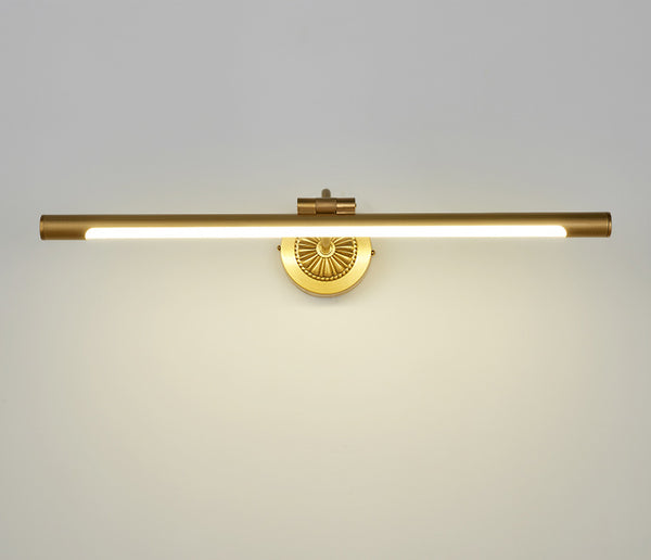 Applique murale simple avec miroir entièrement en cuivre