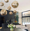 Lustre design en lave