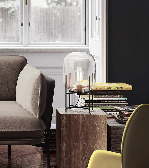 Lampe de table créative nordique en verre