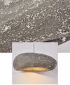 Mikro-Zement-Kronleuchter im Wabi-Sabi-Stil