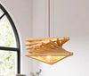 Modern personality solid wood chandelier