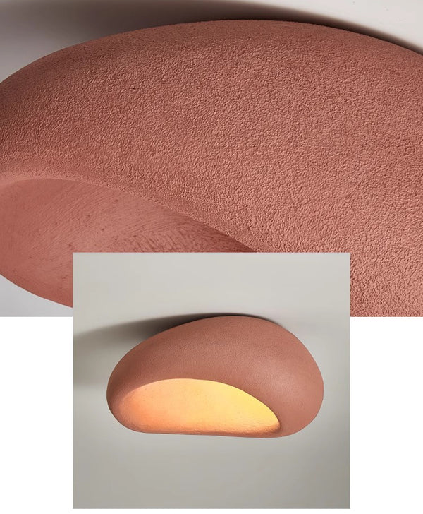 Deckenlampe für Schlafzimmer im japanischen Wabi-Sabi-Stil