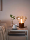 Japanese style personalized glass desk lamp