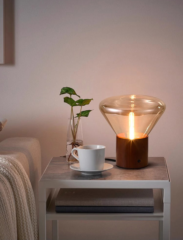 Japanese style personalized glass desk lamp
