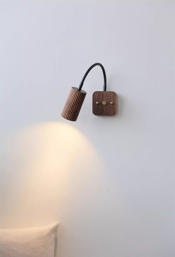 Lampe de chevet murale rotative rétro