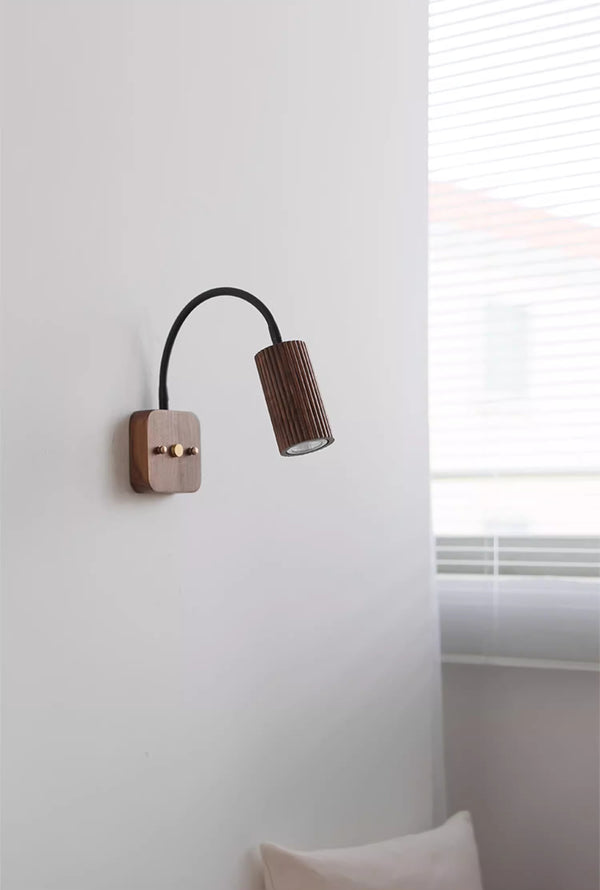 Lampe de chevet murale rotative rétro