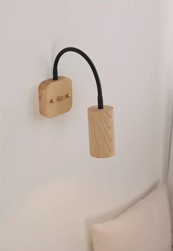 Lampe de chevet murale rotative rétro