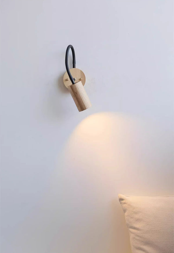 Lampe de chevet murale rotative rétro